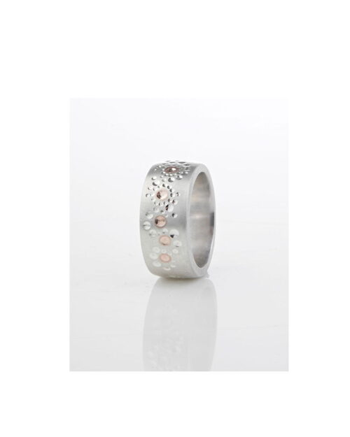 Seven Sisters Story Ring With Rose Gold