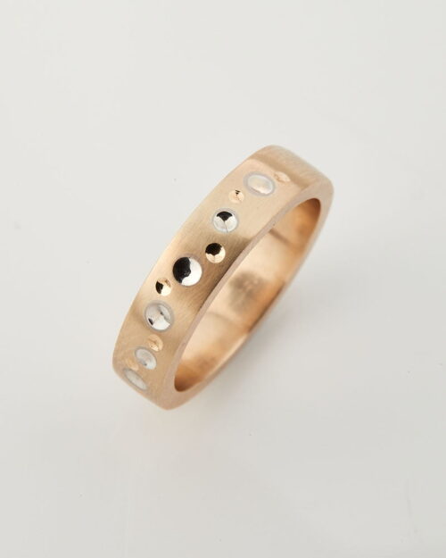 Seven Sisters Yellow Gold Stack Ring