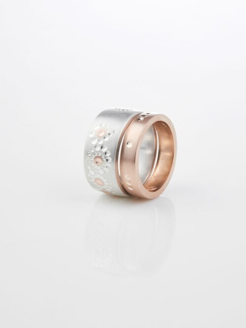 Seven Sisters Rose Gold Stack Ring