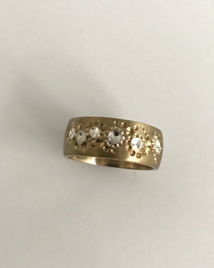 Yellow Gold Seven Sisters Story Ring