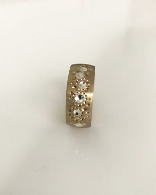 Yellow Gold Seven Sisters Story Ring