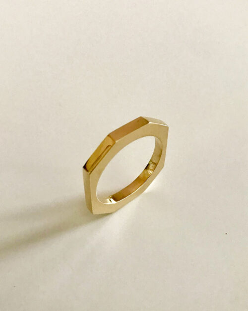 Yellow Gold Escarpment Ring