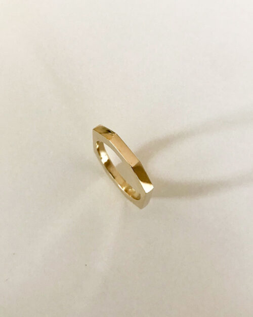 Yellow Gold Escarpment Ring