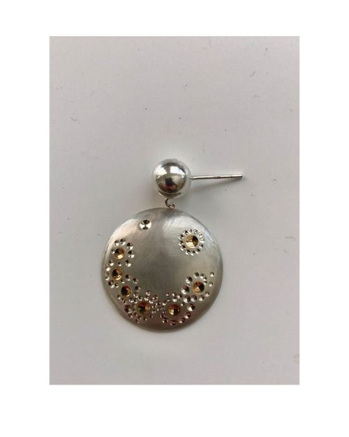 Seven Sisters Silver ad Gold Story Earrings